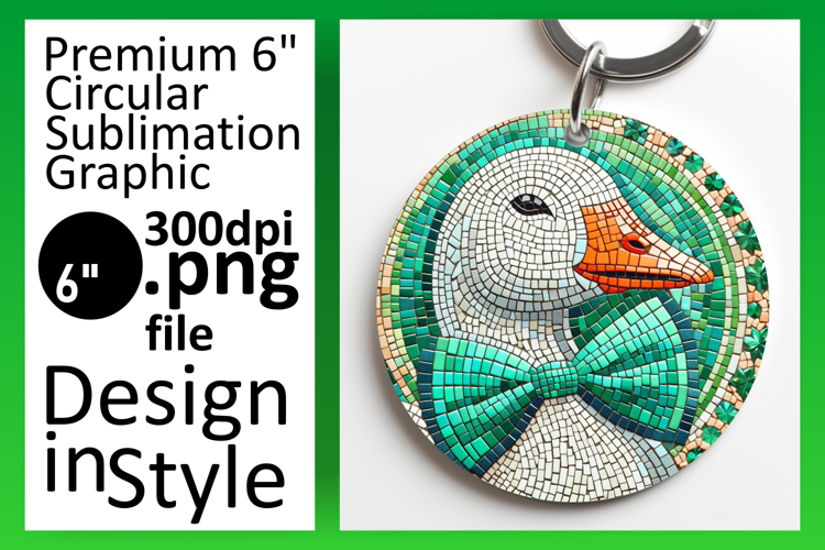 Gorgeous Circle Design for Sublimation , Goose