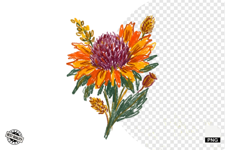Wildflowers Clipart Image 10