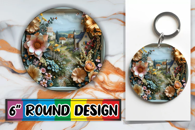 Round Ornament Sublimation Selection