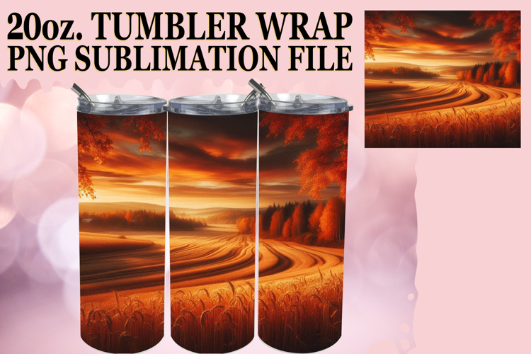 Thanksgiving Tumbler Wrap Image 6