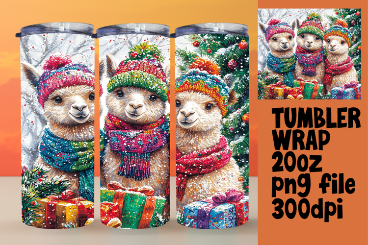 ELEGANT 20oz Tumbler Wrap for Creative Gifts , Cute Xmas
