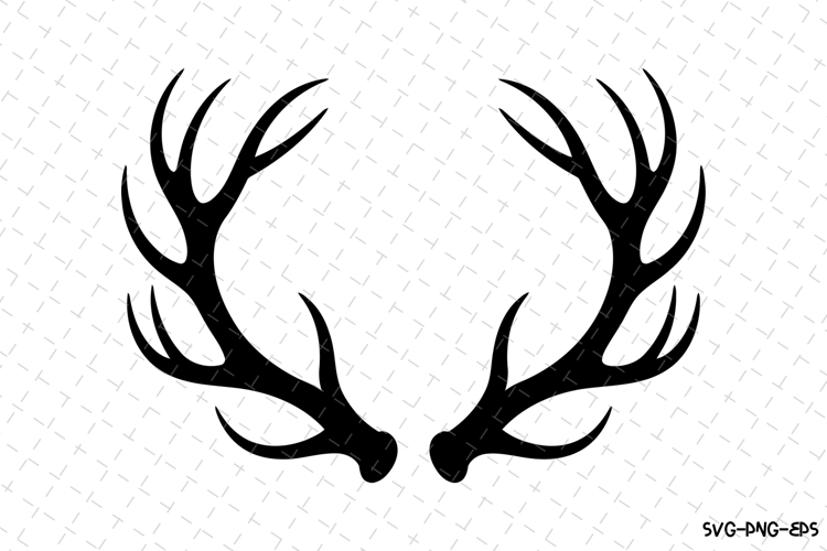 Deer Antlers Clipart Image 19