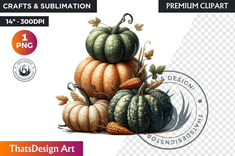 Autumn Rustic Harvest Fall clipart PNG Pumpkin thanksgiving