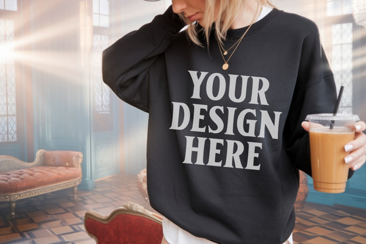 Sweatsuit Mockup Image 17