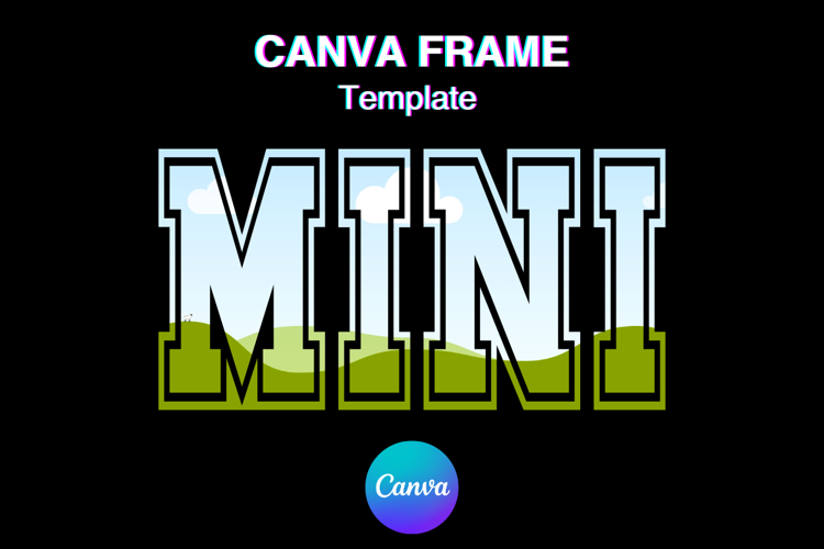 MINI Canva Frame Mother Day Poster Varsity Photo Frame