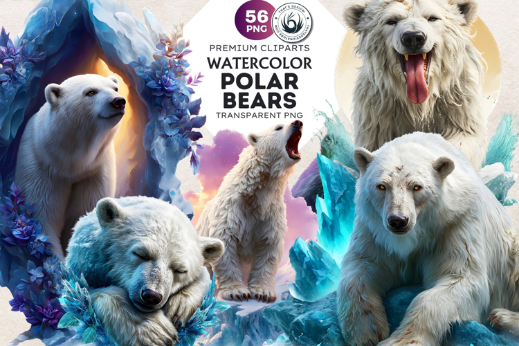 Polar Bear Clipart Image 3