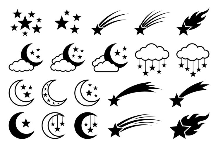Shooting Star Graphic Image 5