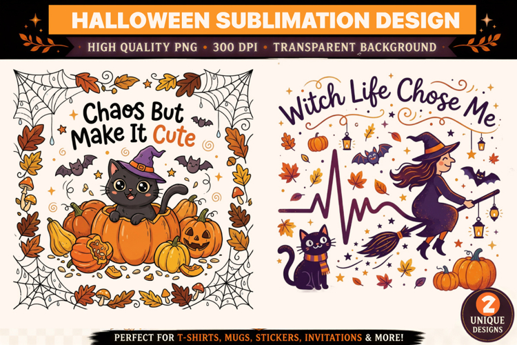 Funny Halloween Sublimation Design,Witch Halloween PNG