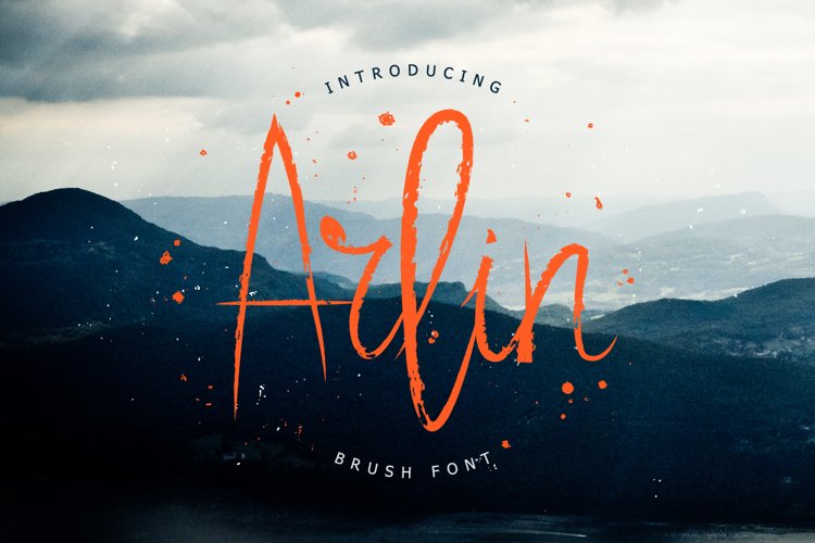 Arlin Brush Font example image 1