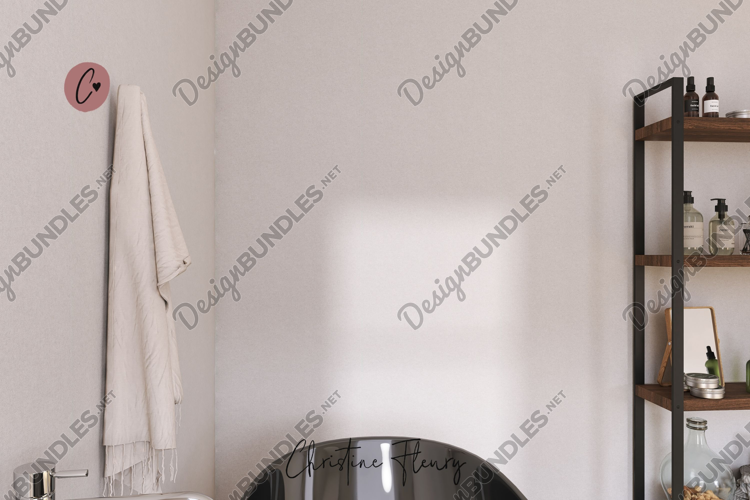 Modern Boho Interior Stock Photo