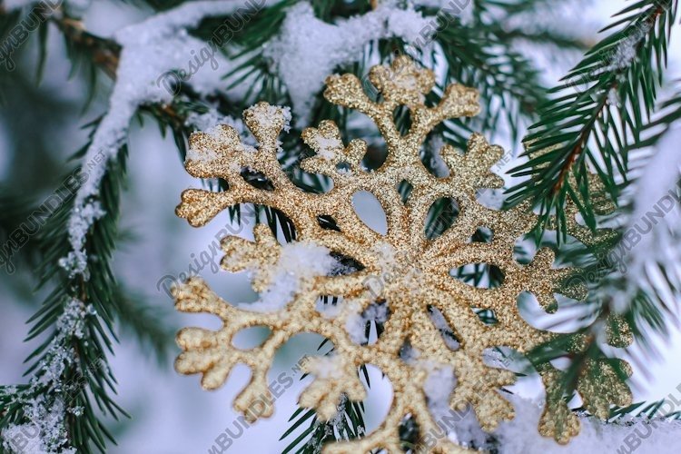 New Year, Merry Christmas background with space for text example image 1