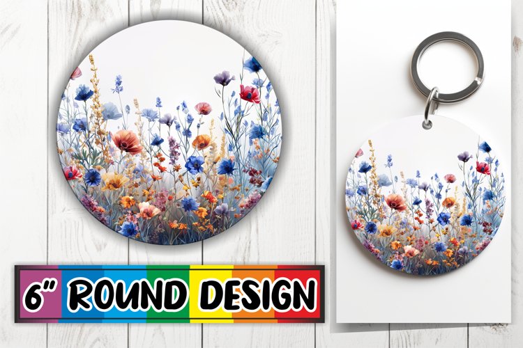 Floral Circle Sublimation Assortment