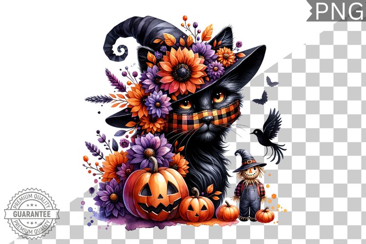 Halloween Cat Clipart Image 4