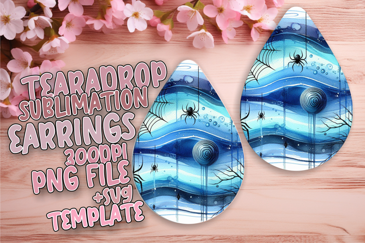 Playful Teardrop Design for DIY , Halloween