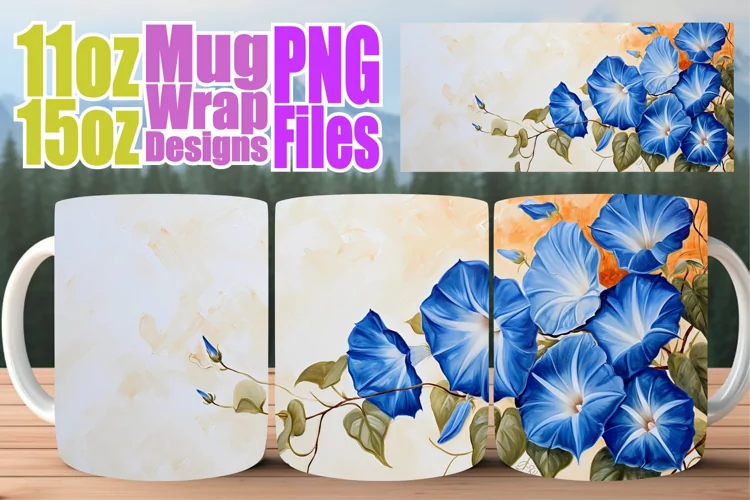 Floral Fantasy Mug: Vibrant Spring Sublimation
