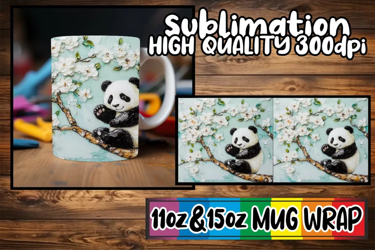 Happy vibes 11oz 15oz sublimation wrap, Animals