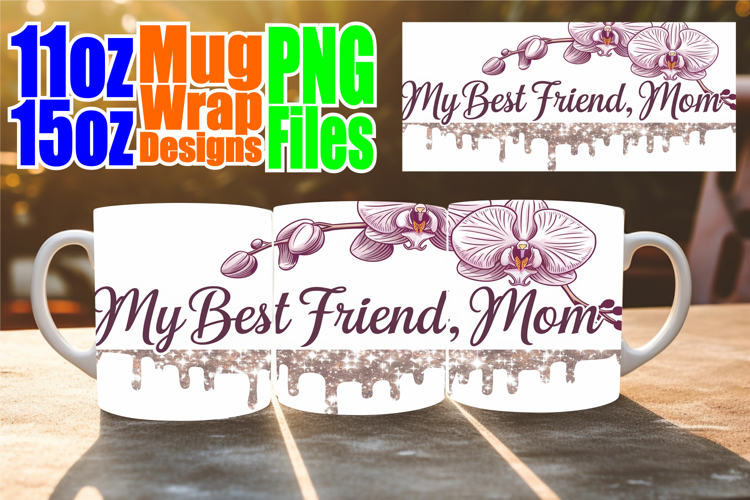 Sweet escapes 11oz 15oz sublimation wrap, Mother's Day