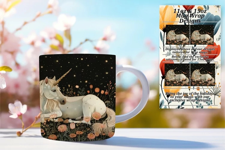 Spring Fantasy Unicorn Mug Delights - 11oz & 15oz
