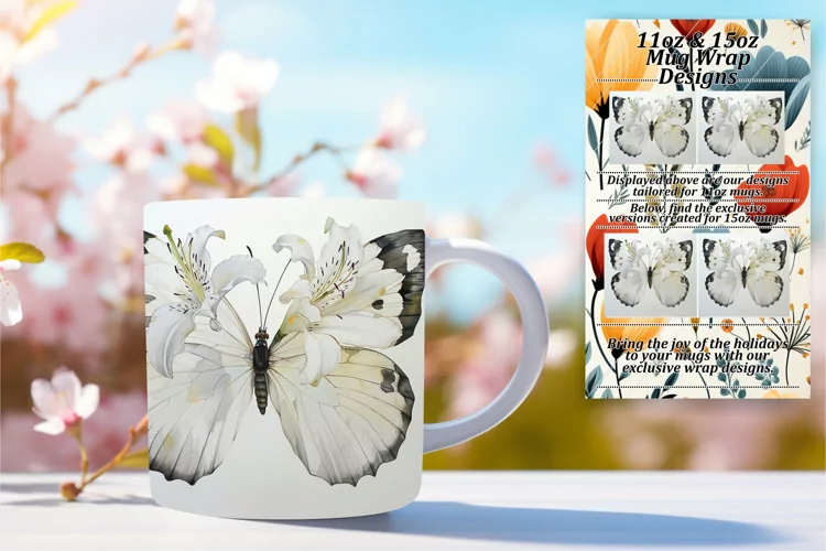 Enchanted Springtime: Butterfly Mug Assortment - 11oz & 15oz