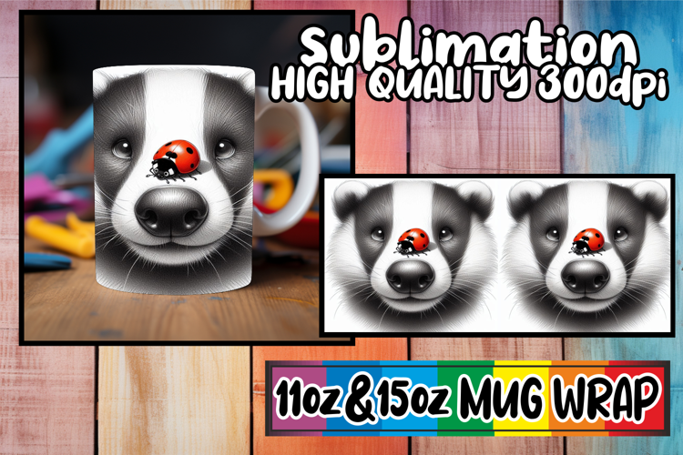 Joyous memories 11oz 15oz sublimation wrap, Cute Animals