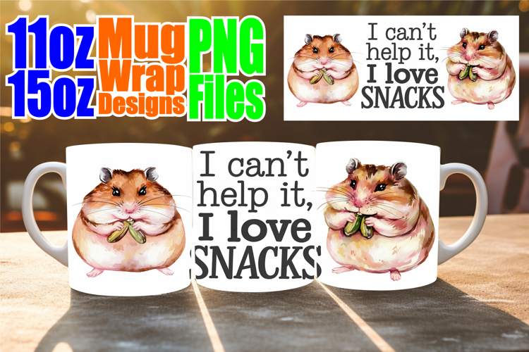 Gentle warmth 11oz 15oz mug wrap, Funny Animals
