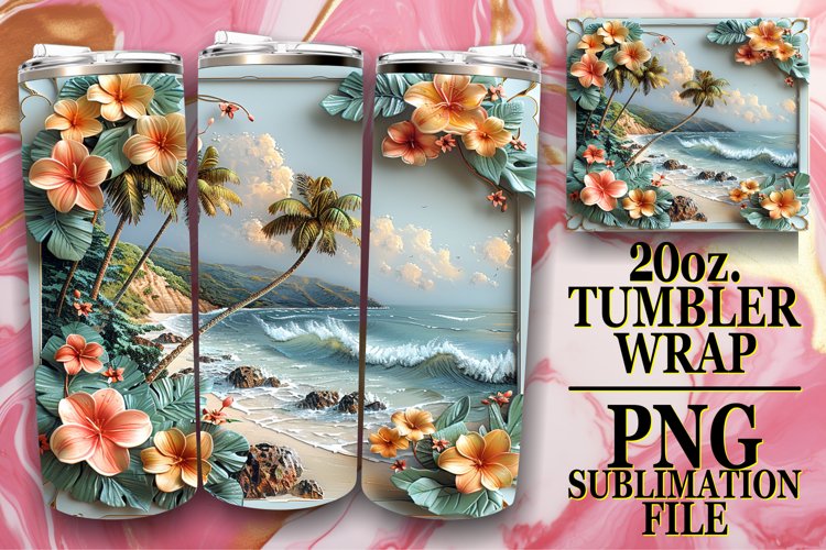 Springtime View Tumbler Design 20oz example image 1