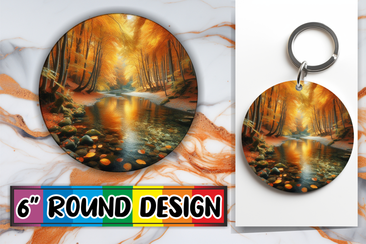 Radiant Circle Ornaments Design, Autumn