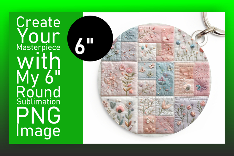 Cute Circle PNG for Sublimation , Patchwork