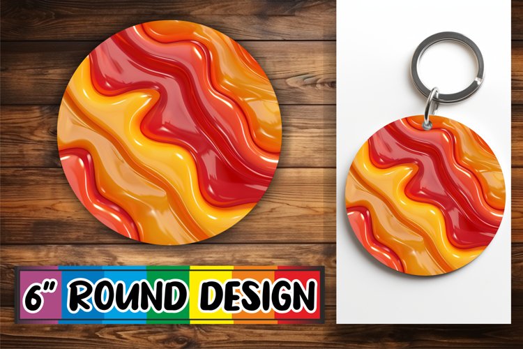 Dynamic Abstract Inflated Puff Sublimation Designs example image 1