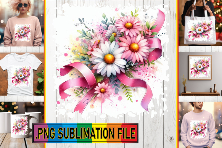 Playful TSHIRT Gift Ideas PNG, Flowers