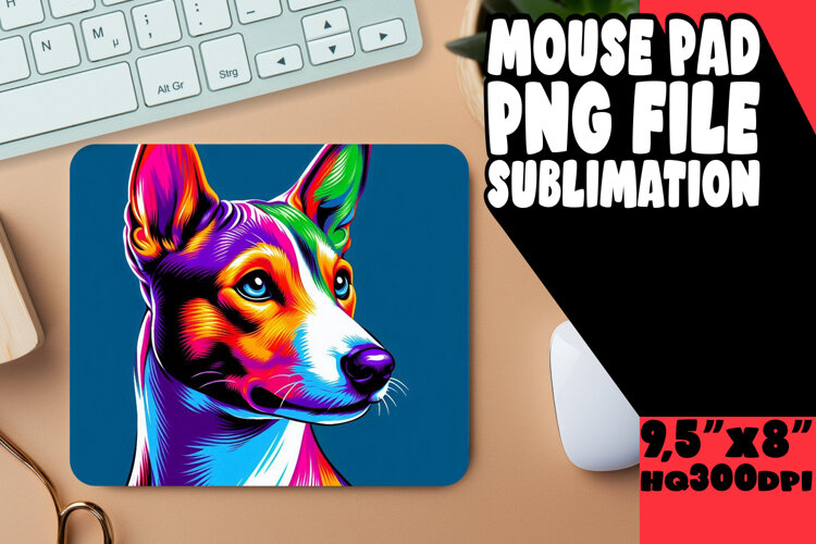 Cozy MOUSE MAT Inspirational Sublimation, Dog example image 1