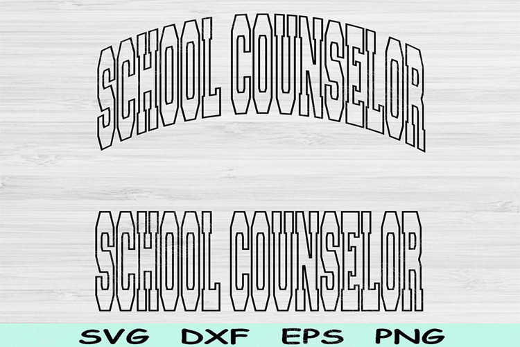 School Counselor Svg Cut Files, School Counselor Png Cricut