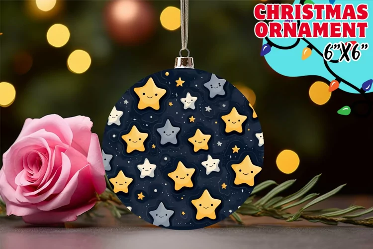 Glistening Stars: Sublimation Ornament Patterns