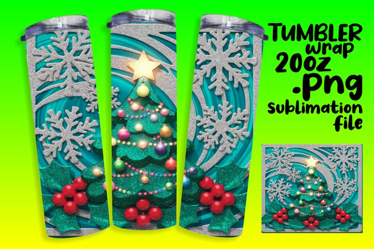 Christmas Tumbler Wrap Image 16
