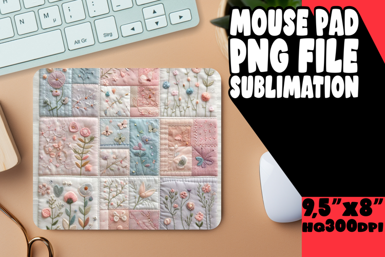 Timeless Mouse Pad Designs Sublimation, Patchwork