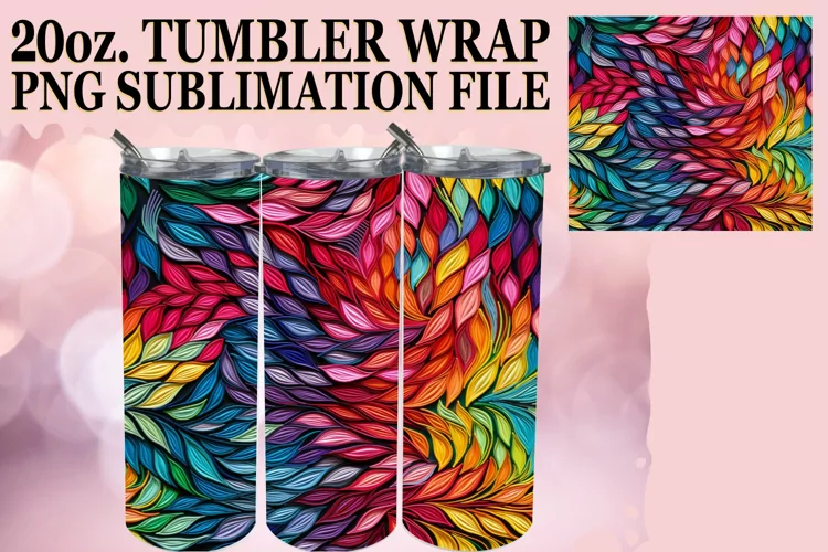 Tumbler Delight in Patterned Style