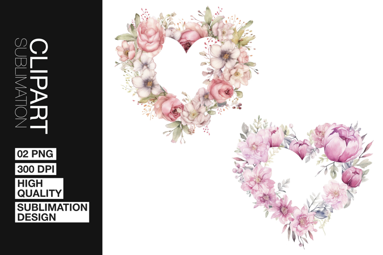 Pink Heart Clipart Image 5