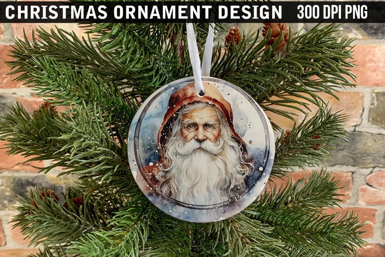 Christmas Ornament Sublimation PNG Design example image 1