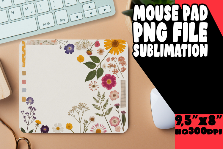 Joyful DESK MAT Creative Design, Flowers