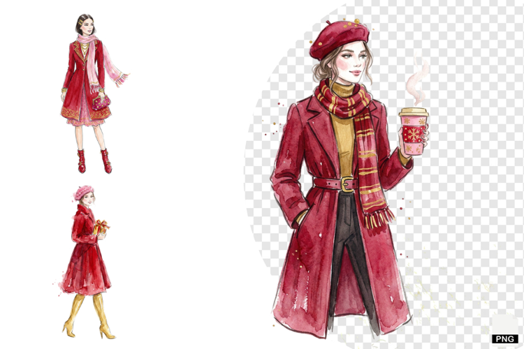 Romantic Christmas Love Clipart