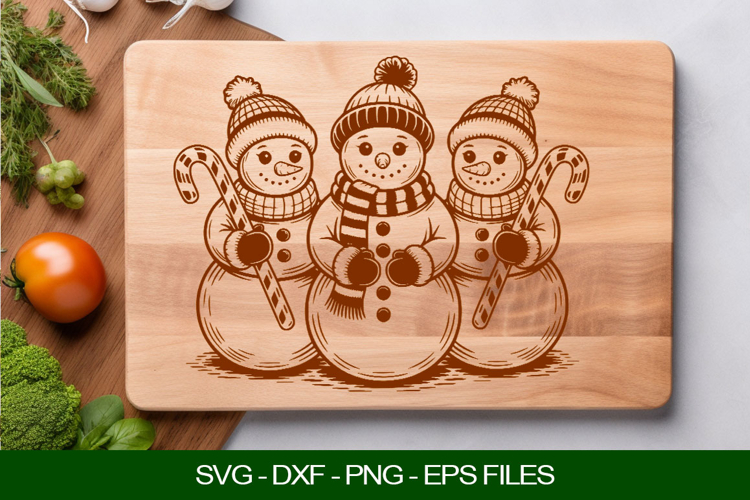 Christmas Snowman Svg Image 7