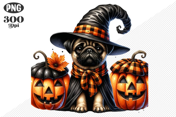 Halloween Dog Sublimation - Clipart PNG Design