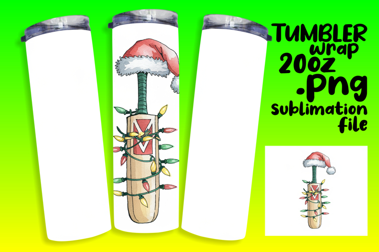 DIY 20oz Tumbler Wrap File , Holiday