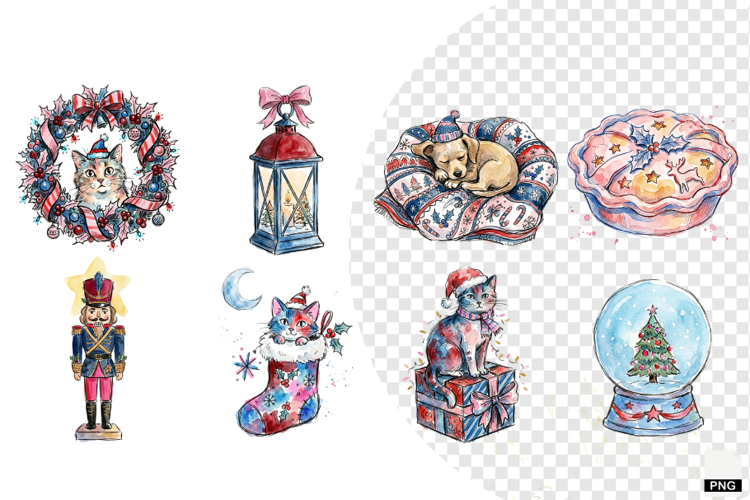 Whimsical Christmas Days Clipart
