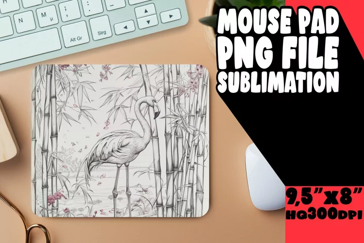 Tropicana Delights Flamingo Mouse Pads