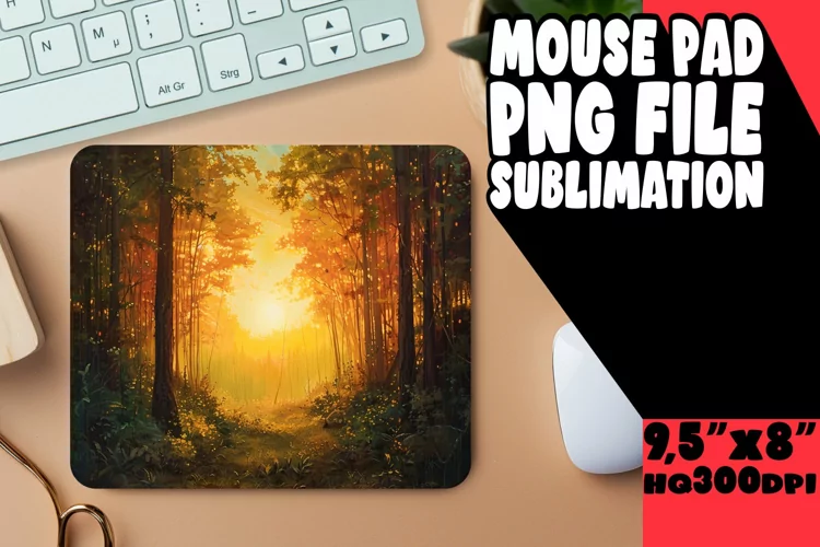 Tranquil Beauty Mouse Pad Sublimation