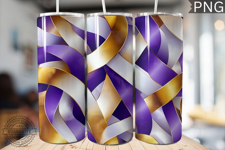 Abstract Pattern Tumbler Warp - High Quality 300 Dpi example image 1