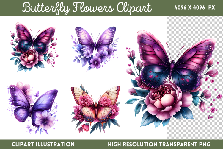Watercolor Flowers Svg Image 2