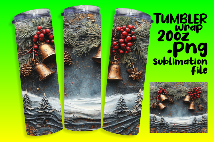 TRENDY 20oz Sublimation Tumbler , Christmas