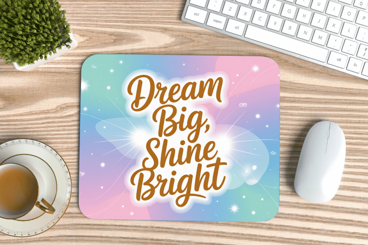 Inspirational Quotes Mouse Pad, Motivational PNG Sublimation